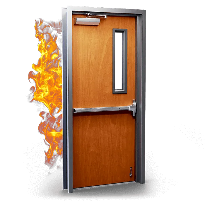 درب ضد حریق چوبی