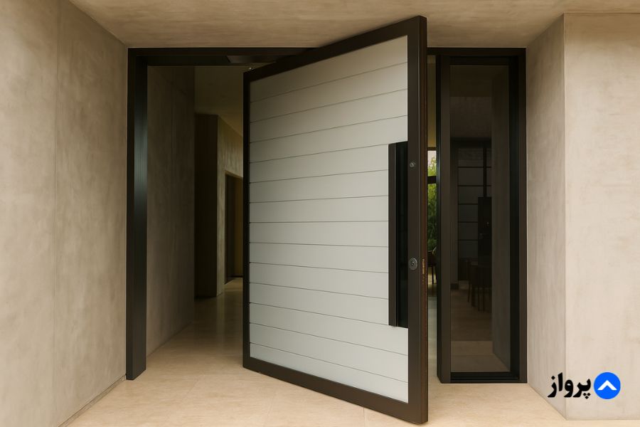 درب ضد سرقت فلزی زیبا