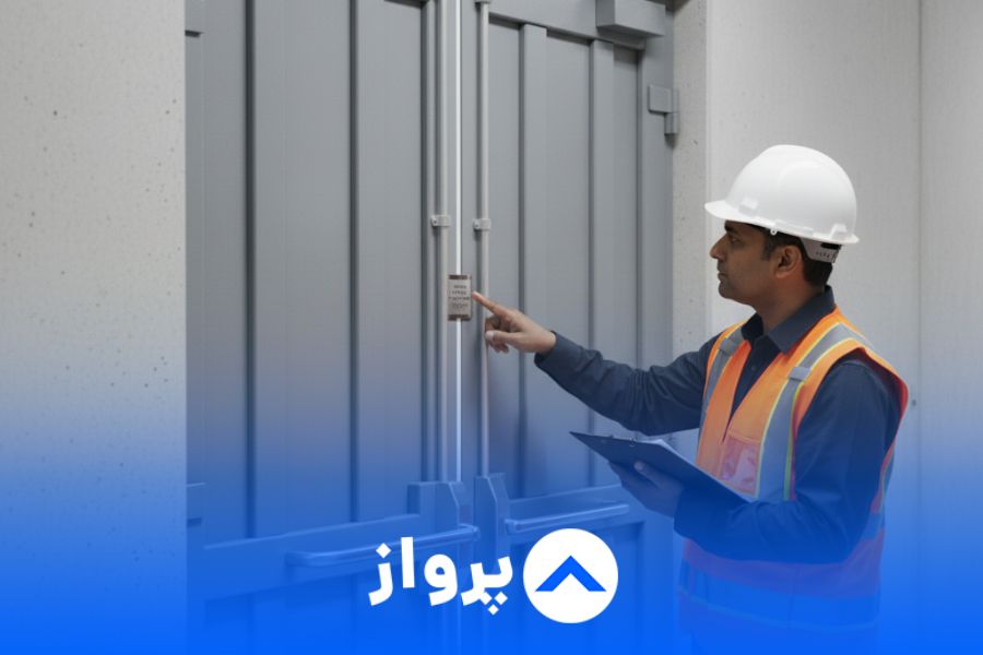 استاندارد درب اتاق برق