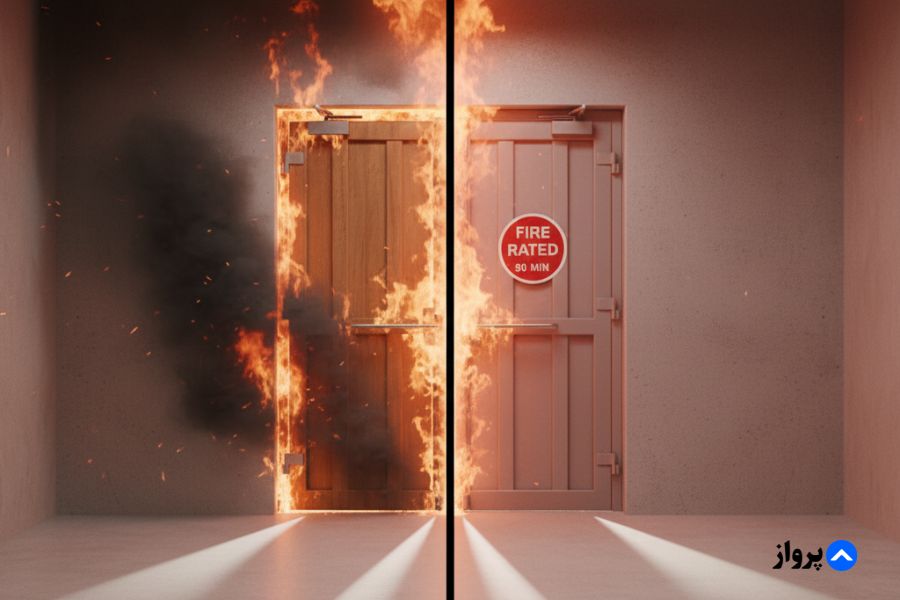 استانداردترین درب اتاق برق