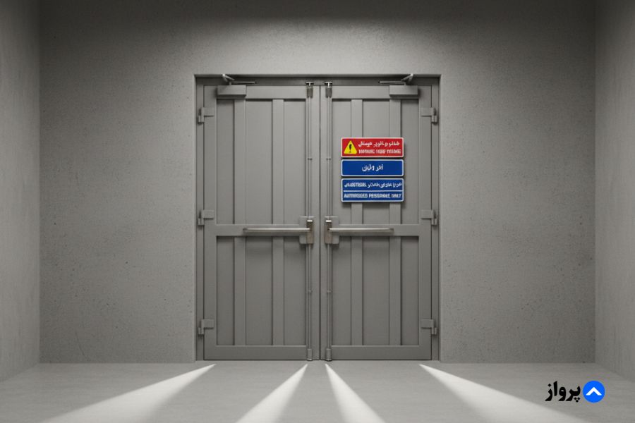 الزامات درب اتاق برق