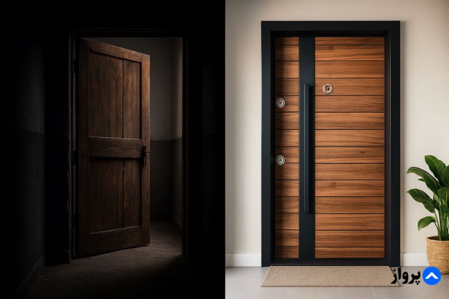 تفاوت درب سرقت و درب معمولی