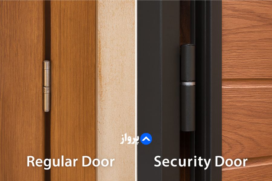  تفاوت لولای درب ضد سرقت 